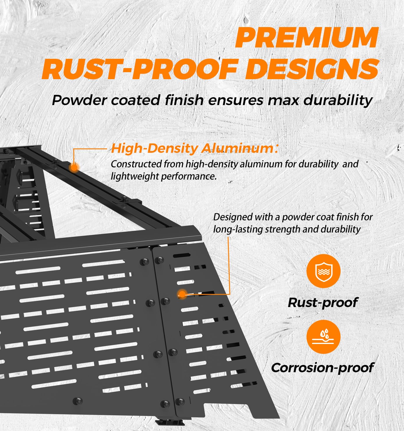 TERRATRECK Cargo Racks Roof for Tesla Cybertruck 2024-2025